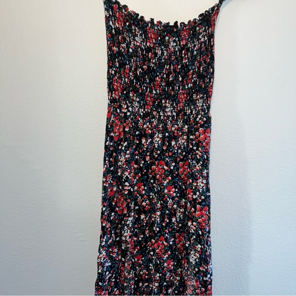 Lulu’s View from the Meadow black floral off the shoulder dress - Picture 5 of 6